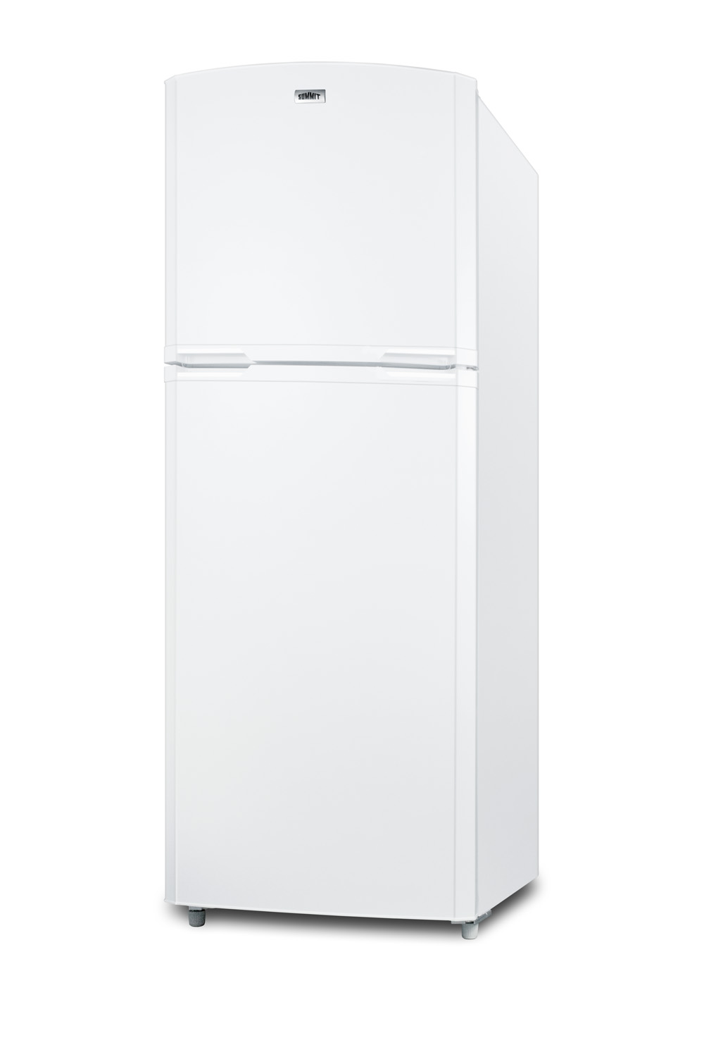 Counter depth frost-free refrigerator-freezer in white with a 26