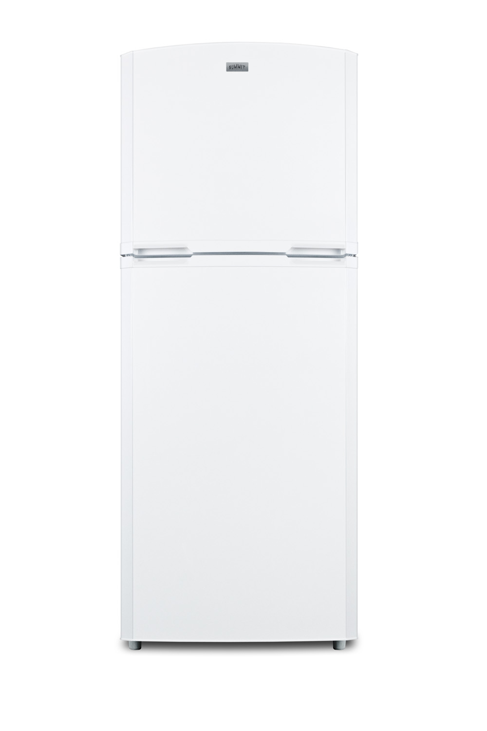 Counter depth frost-free refrigerator-freezer in white with a 26