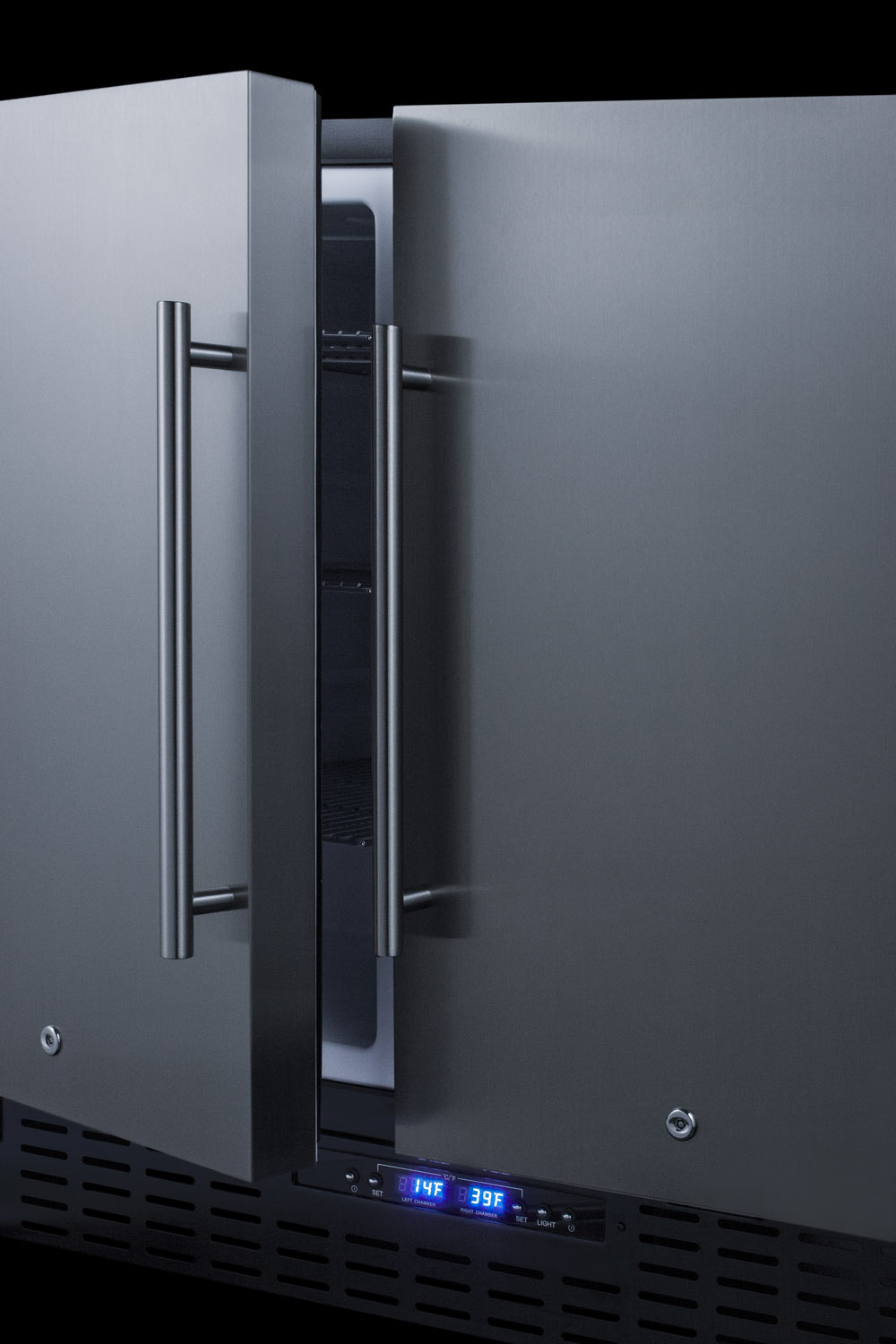 Summit 36 Inch Freestanding/Built In Undercounter French Door Refrigerator FFRF36 | Fridge.com
