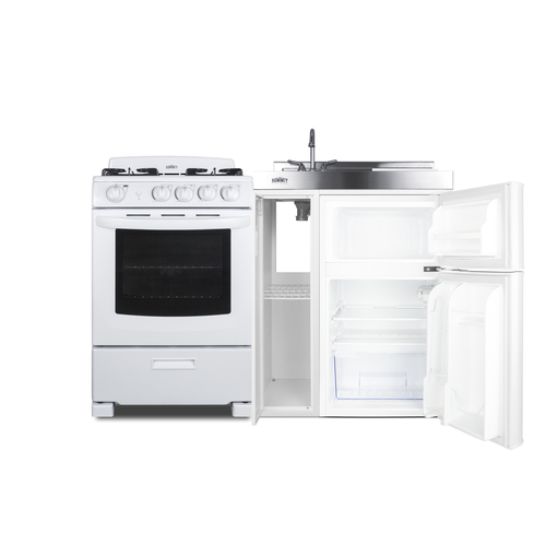 ACK54GASW Kitchenette Open