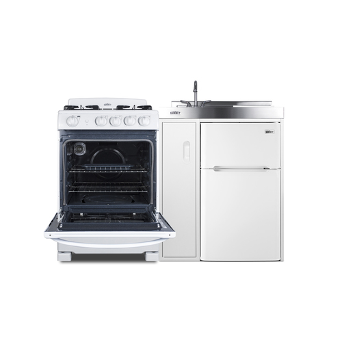 ACK54GASW Kitchenette Open