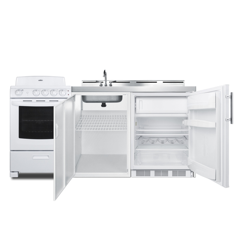 ACK72COILW Kitchenette Open