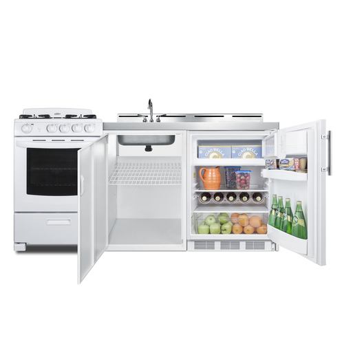 ACK72GASW Kitchenette Full