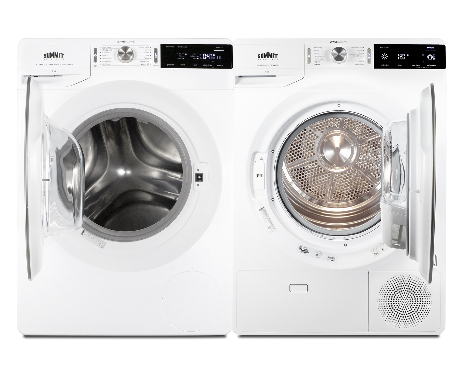 Summit Washer/Heat Pump Dryer Combination