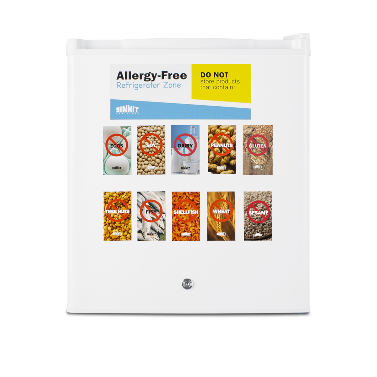 Summit Compact Allergy-Free All-Refrigerator
