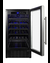 SWC1840BPNR Wine Cellar Open