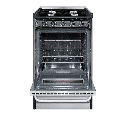 TNM1107BRW Gas Range Open