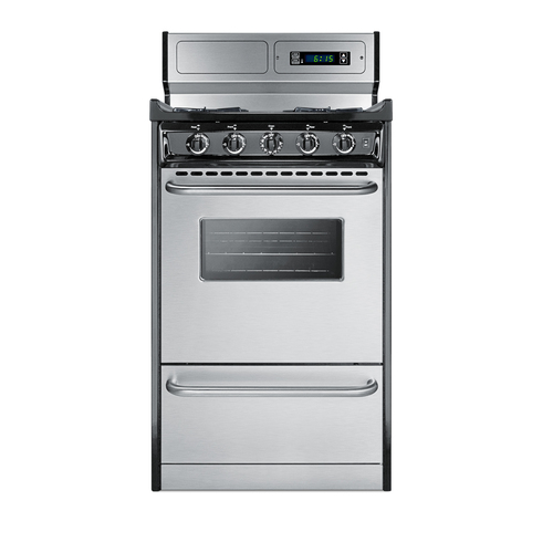 TNM1307BKW Gas Range Front
