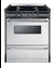 TNM2107BRW Gas Range Open