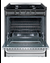 TNM2107BRW Gas Range Front
