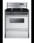 TNM2307BKW Gas Range Front