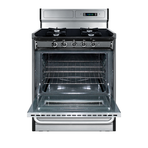 TNM2307BKW Gas Range Open