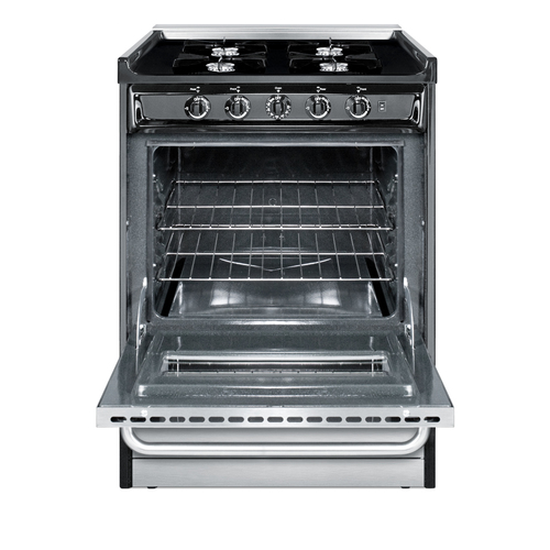 TNM6107BRW Gas Range Open