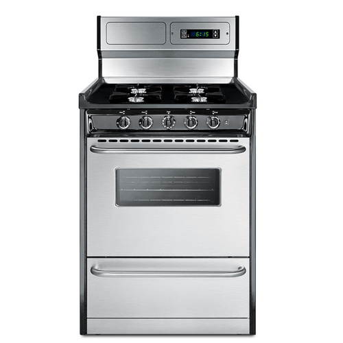 TNM6307BKW Gas Range Front