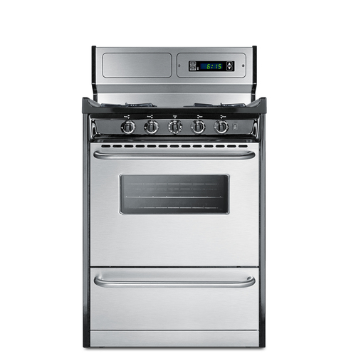 TNM6307BKW Gas Range Front