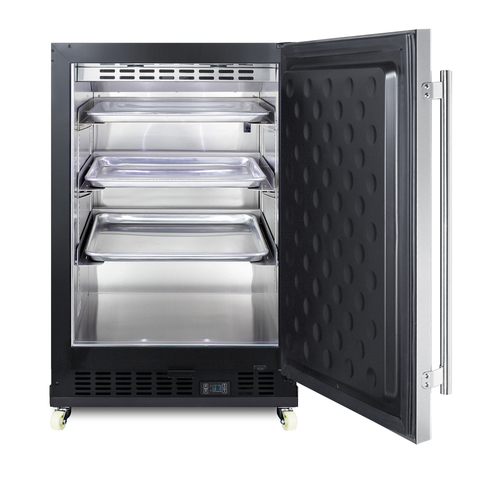 SCR610BLSDRI Refrigerator Open