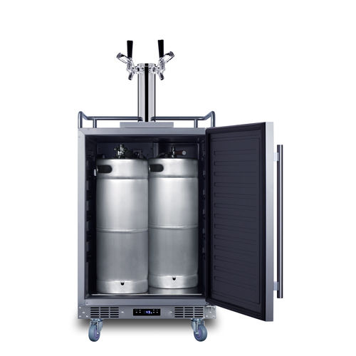 BC74OSCOMTWIN Kegerator Full