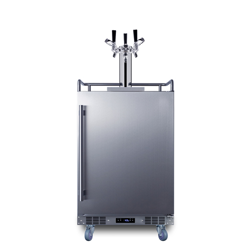 BC74OSCOMTRIPLE Kegerator Front