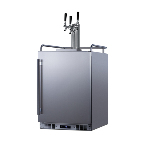 SBC683OSTRIPLE Kegerator Angle