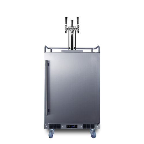 SBC683OSTRIPLE Kegerator Front