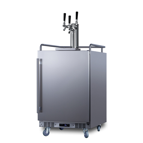 SBC683OSTRIPLE Kegerator Angle