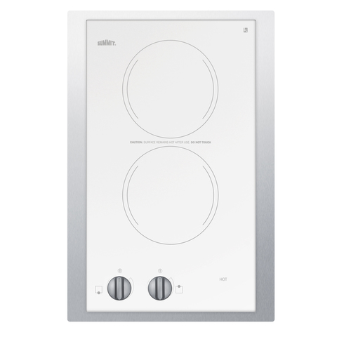 CR2110WHTK15 Electric Cooktop Front