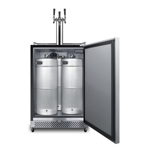 SBC696OSTRIPLE Kegerator Full