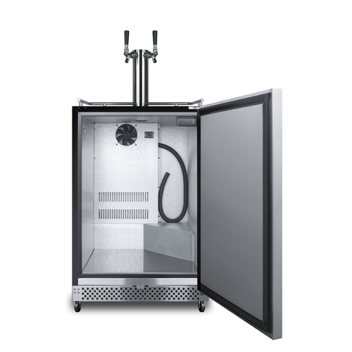 SBC696OSTWIN Kegerator Open