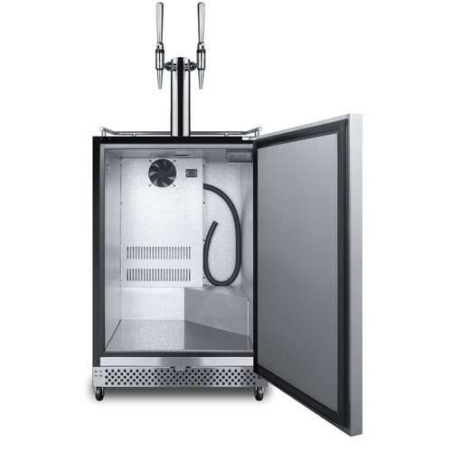 SBC696OSNCFTWIN Kegerator Open