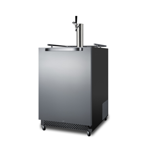 SBC696OSTL Kegerator Angle