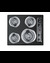 TEL03 Electric Cooktop Front