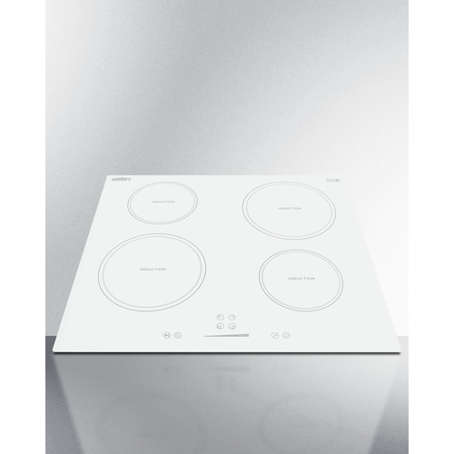 SINC4B242W Induction Cooktop Angle