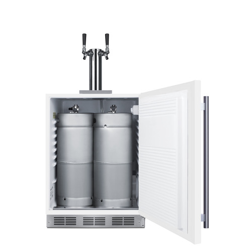 SBC58WHBIADAWKDTWIN Kegerator Full