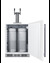 SBC58WHBIADAWKDTWIN Kegerator Full