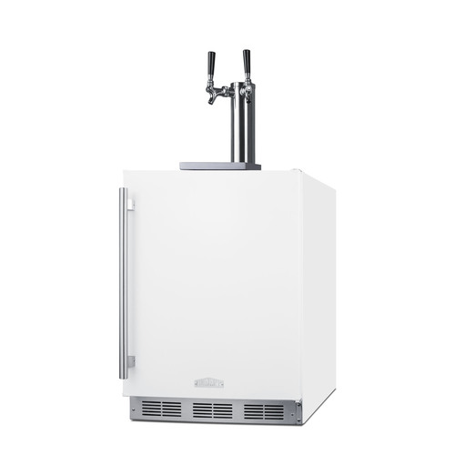 SBC58WHBIADACFTWIN Kegerator Angle