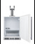 SBC58WHBIADACFTWIN Kegerator Open