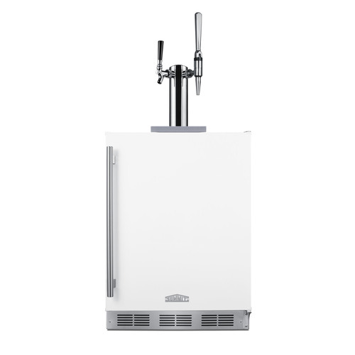 SBC58WHBIADACMTWIN Kegerator Front