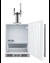 SBC58WHBIADACMTWIN Kegerator Open