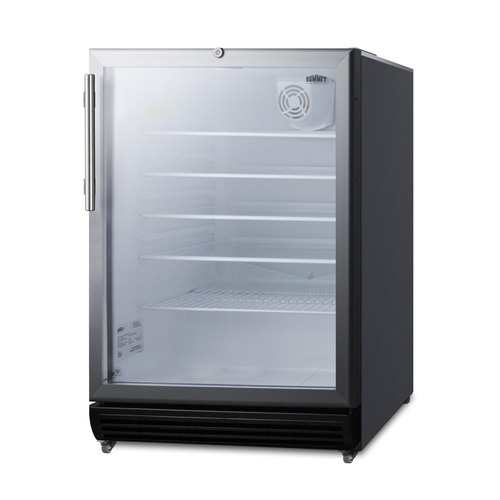 SCR600BGLMBL Refrigerator Angle