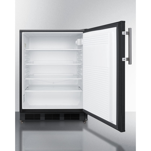 FF7LBLKMBL Refrigerator Open