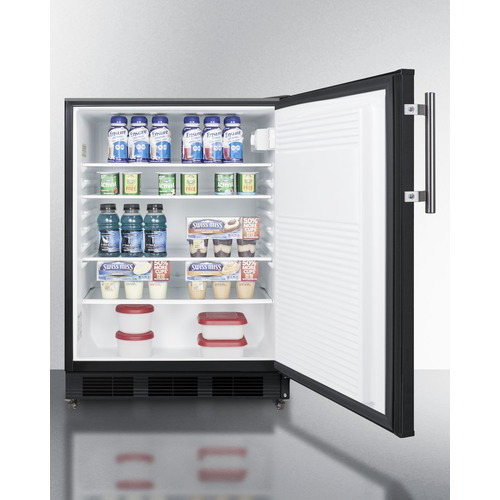 FF7LBLKMBL Refrigerator Full