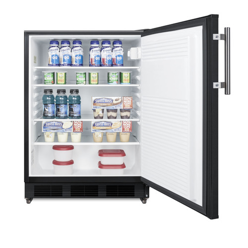 FF7LBLKMBL Refrigerator Full