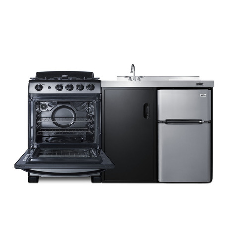 ACK63GASBSS Kitchenette Open