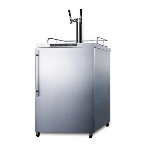 SBC635MOS7HVTWIN Kegerator Angle