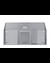 H36RSS Range Hood Bottom