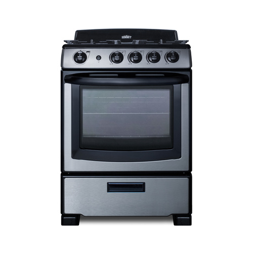 PRO247SS Gas Range Front