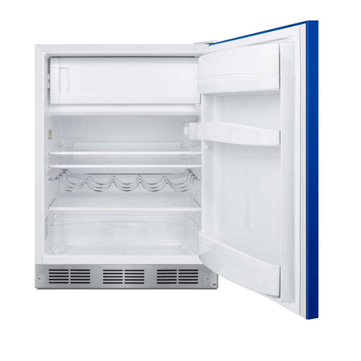 Summit 24 Inch Freestanding/Built In Undercounter Counter Depth Compact All-Refrigerator BRF611WHB | Fridge.com