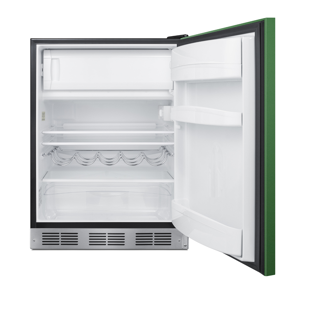 Summit 24 Inch Freestanding/Built In Undercounter Counter Depth Compact All-Refrigerator BRF631BKG | Fridge.com
