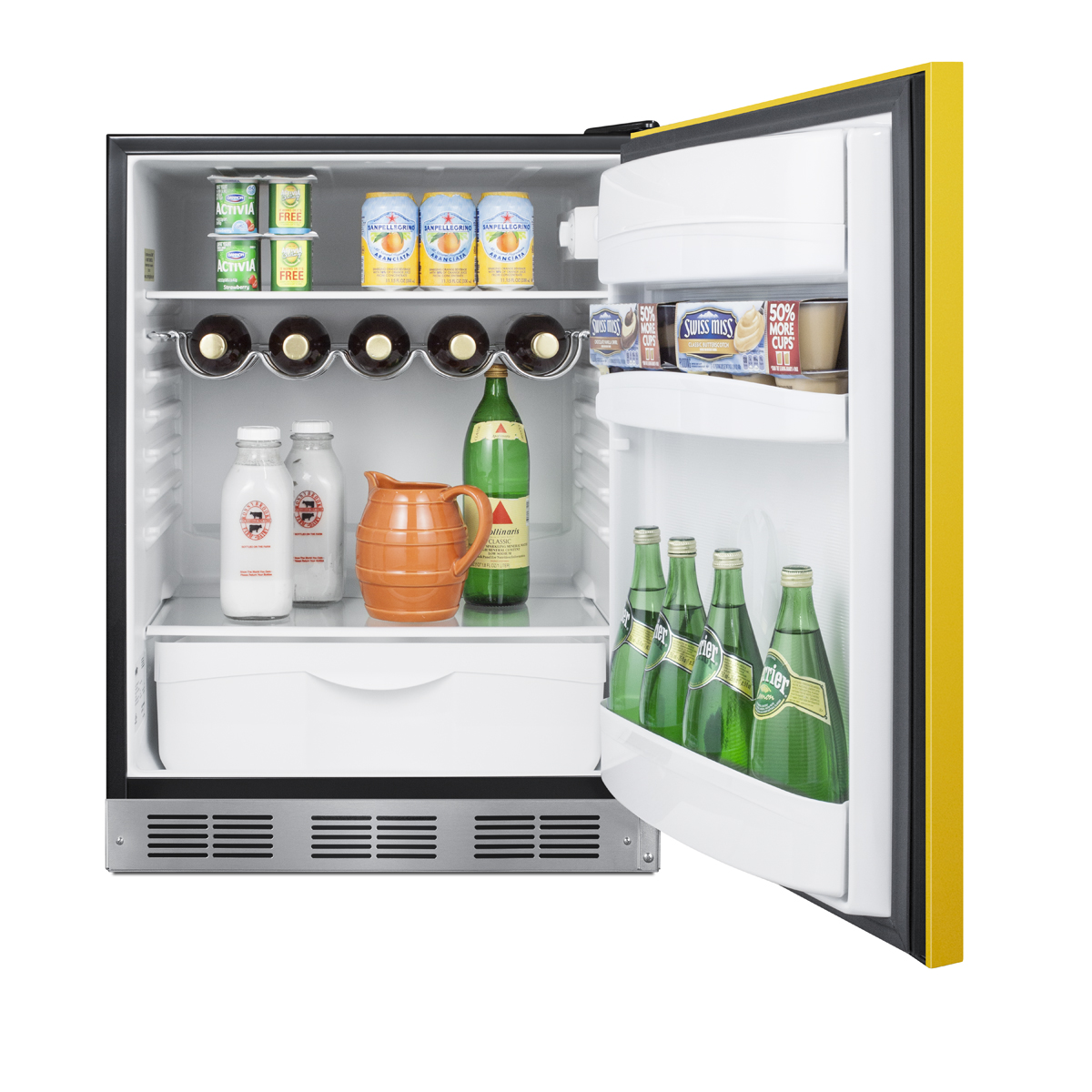 Summit 24 Inch Freestanding/Built In Undercounter Counter Depth Compact All-Refrigerator BAR631BKY | Fridge.com