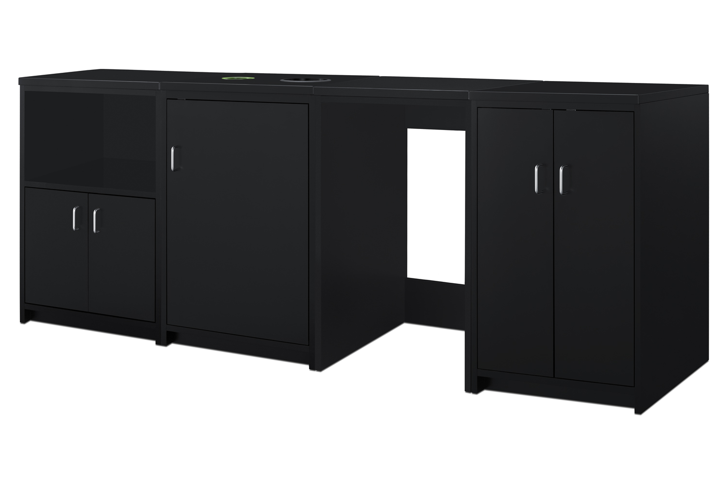 Summit 85" Wide Casework Suite with Refrigerator and Microwave, ADA Height